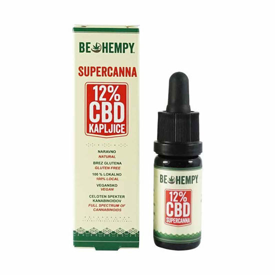 Be Hempy SuperCanna 1200 mg konopljine kapljice, 10 mg