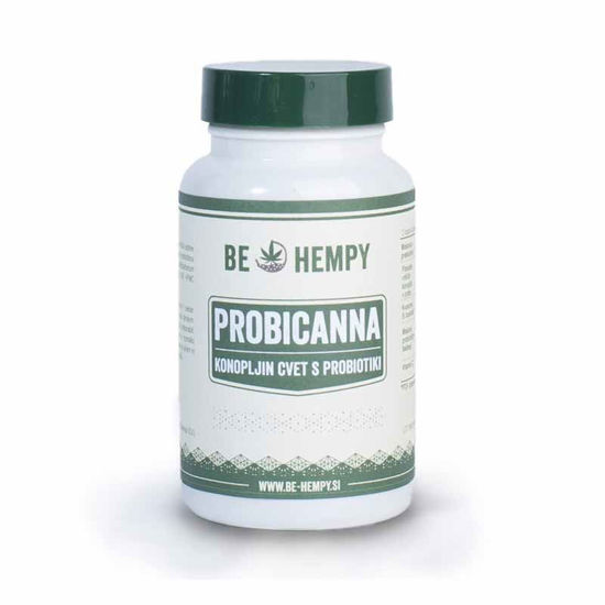Be Hempy ProbiCanna CBD konopljin cvet z mikroorganizmi, 60 kapsul