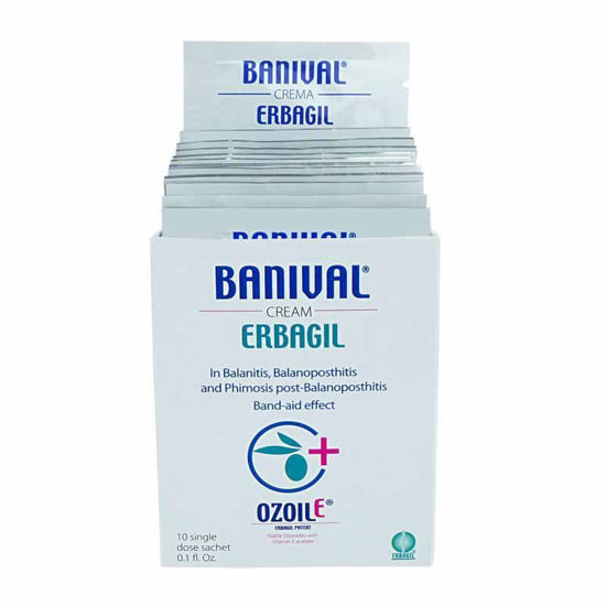 Banival Erbagil krema za nego penisa - vrečke, 10x3 mL