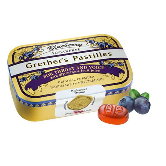 Grether's pastile borovnica brez sladkorja, 110 g