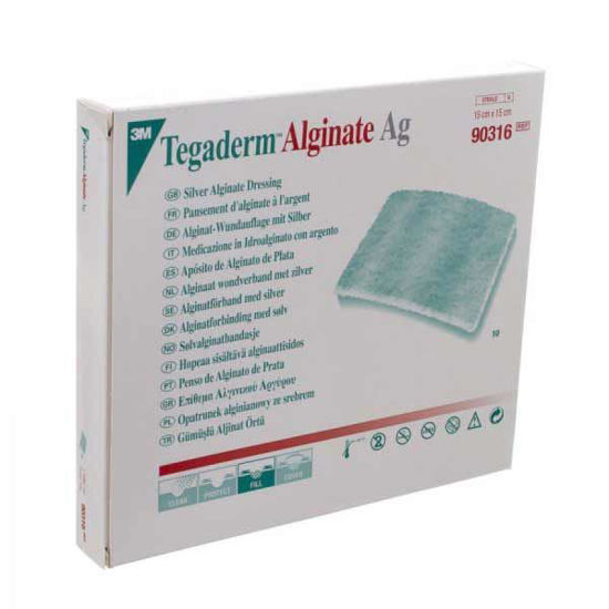Tegaderm Alginat Ag obloga, 10x20 cm, 10 oblog