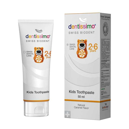 Dentissimo Kids 2-6 let zobna pasta, 50 mL
