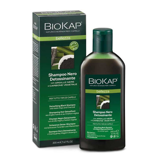 BioKap razstrupljevalni črni šampon, 200 mL