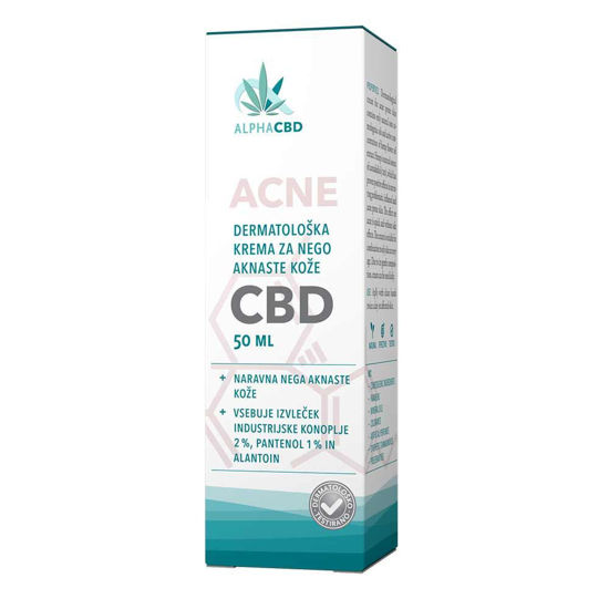 AlphaCBD Acne krema za aknasto kožo, 50 mL