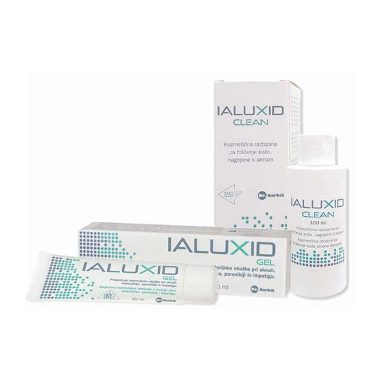 Ialuxid komplet (gel, 30 mL + Clean raztopina, 100 mL)