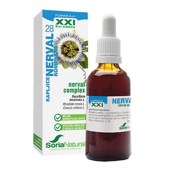 Soria Natural Nerval kompleks XXI kapljice, 50 mL