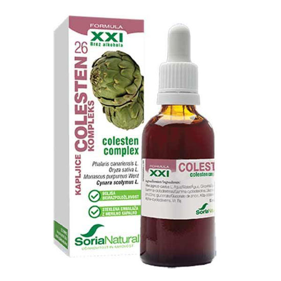 Soria Natural Colesten kompleks XXI brezalkoholne kapljice, 50 mL