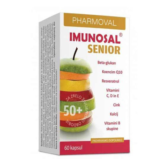 Imunosal Senior za starejše, 60 kapsul