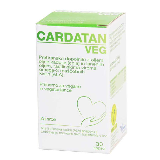 Cardatan Veg mehke kapsule, 30 kapsul