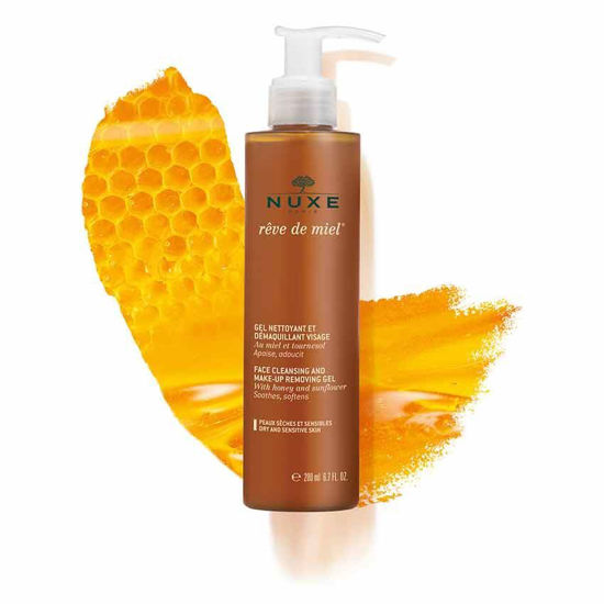 Nuxe Reve de Miel gel za čiščenje obraza in odstranjevanje ličil, 200 mL