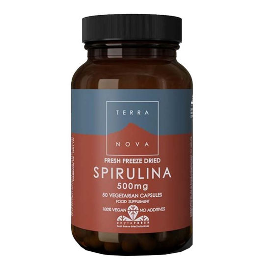 TerraNova spirulina 500 mg, 50 kapsul