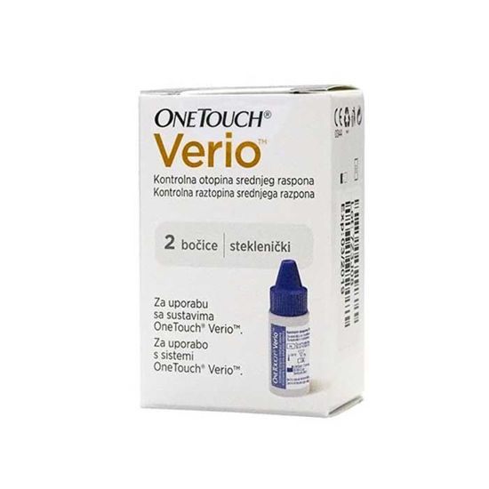 OneTouch Verio kontrolna tekočina - raztopina, 2 x 3,75 mL
