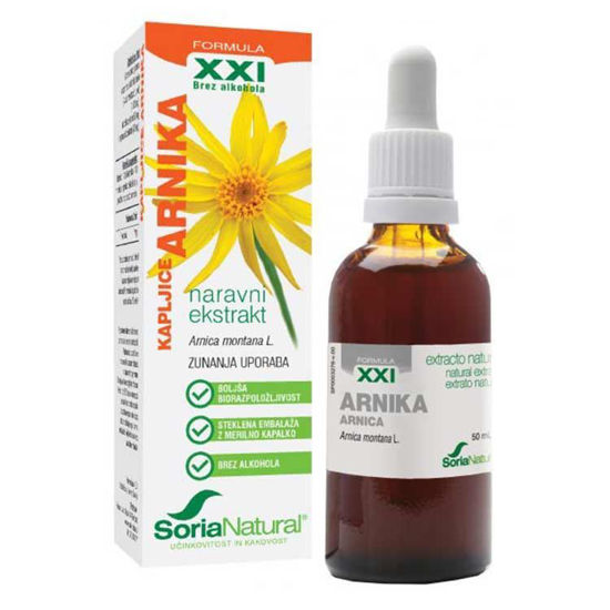 Soria Natural XXI arnika kapljice, 50 mL