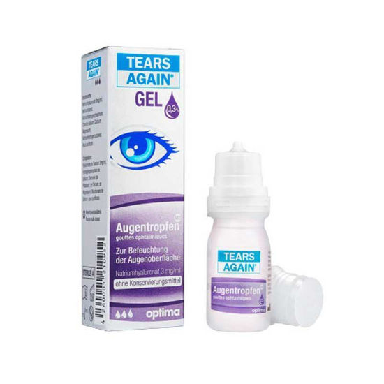 Tears Again 0,3 % gel kapljice za oči, 10 mL