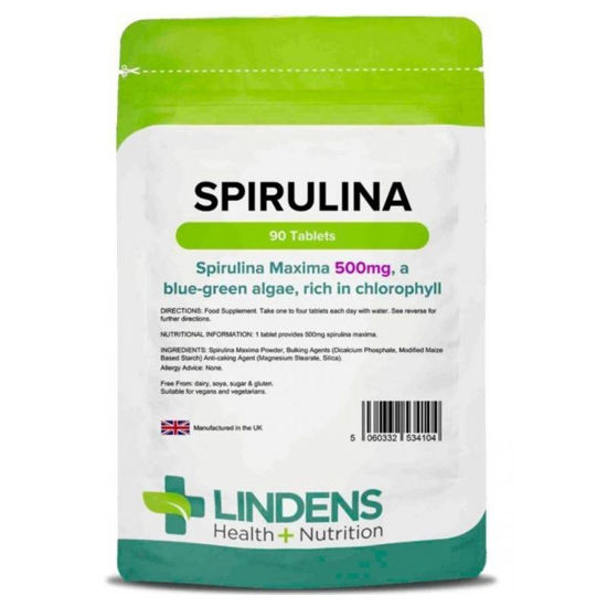 Lindens Spirulina 500 mg, 90 tablet