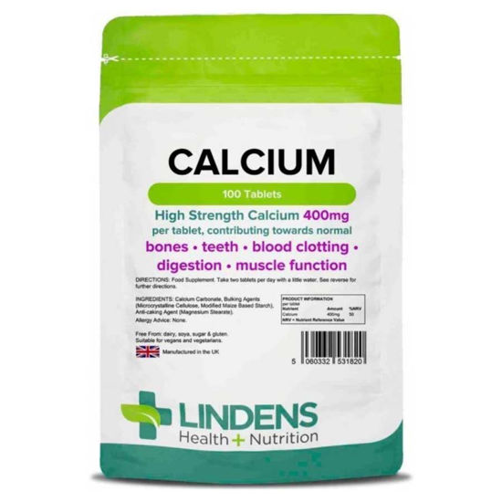 Lindens Kalcij 400 mg, 100 tablet