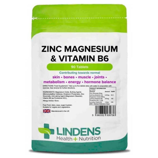 Lindens Cink, Magnezij in Vitamin B6, 90 tablet