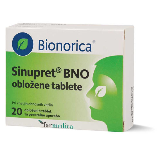 Sinupret BNO obložene tablete, 20 tablet