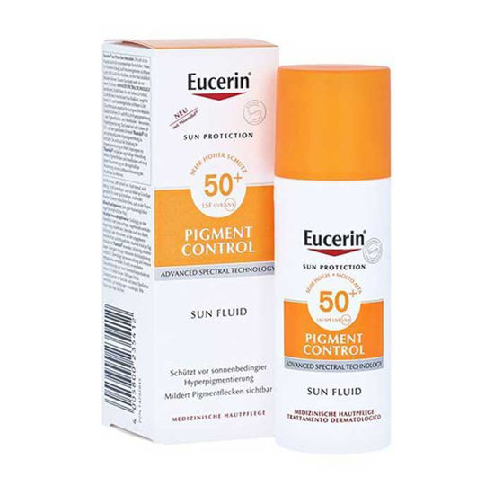 Eucerin Sun Pigment Control fluid za zaščito obraza pred soncem z ZF50+, 50 mL
