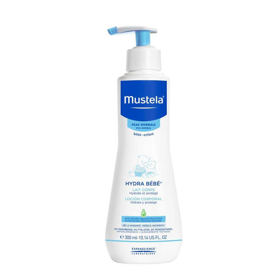 Mustela Hydra Bebe vlažilno mleko za telo, 300 mL
