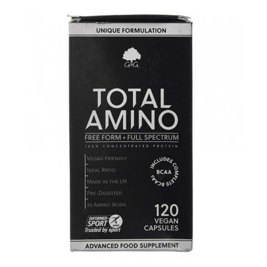 G&G Vitamins Total Amino aminokislinski kompleks, 120 kapsul