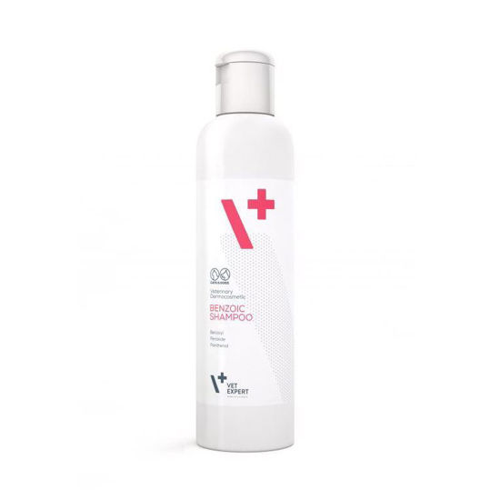 Benzoic šampon za pse in mačke, 250 mL