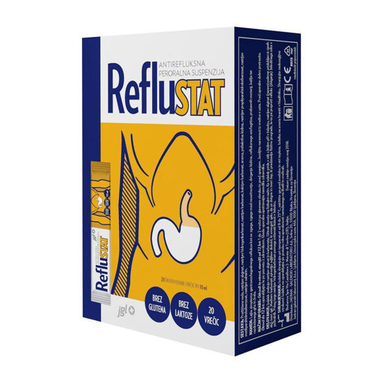 Reflustat antirefluksna peroralna suspenzija - vrečke; 20x10 mL