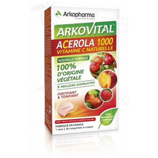 Arkovital Acerola 1000 naraven C vitamin, 30 tablet