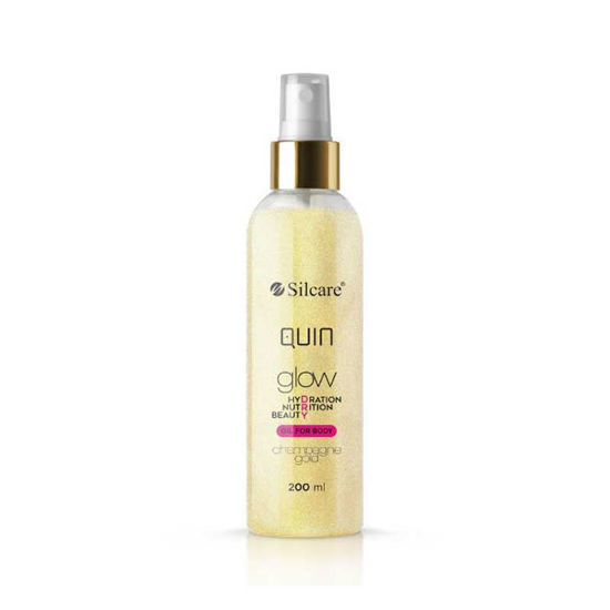 Silc Champagne GOLD suho olje za telo z zlatimi bleščicami, 200 mL