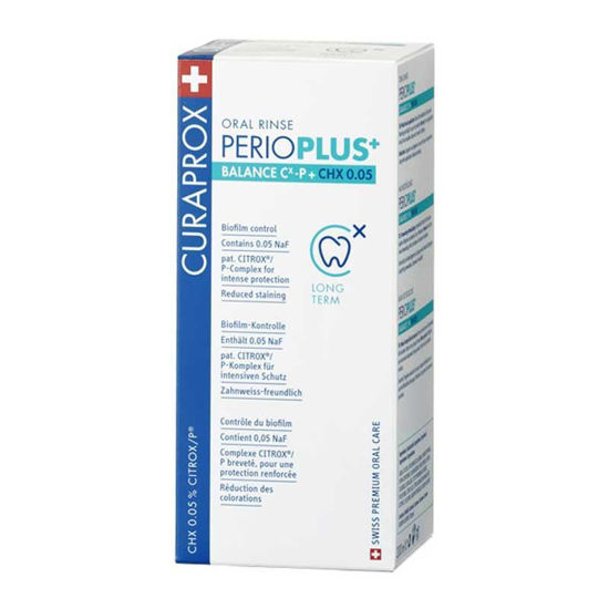 Curaprox PerioPlus+ Balance CHX 0.05 ustna voda, 200 mL