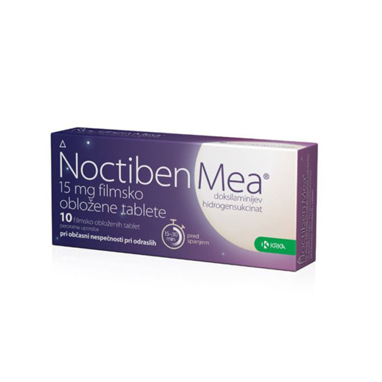 Noctiben Mea - nespečnost, 10 filmsko obloženih tablet