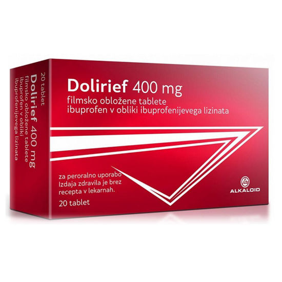 Dolirief 400 mg, 20 filmsko obloženih tablet