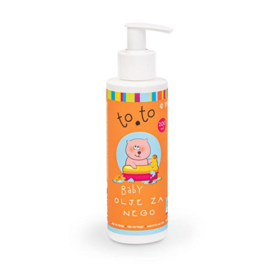 Baby negovalno olje to.to, 200 mL
