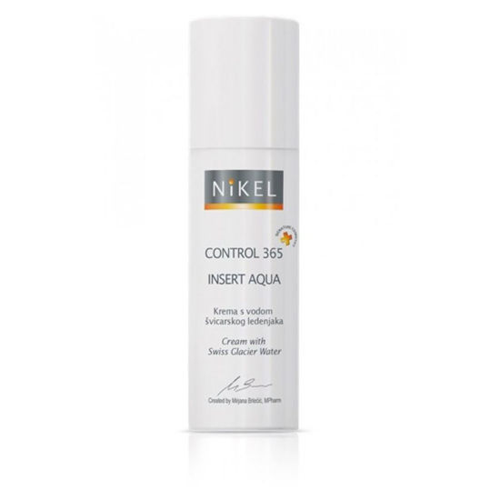Nikel Control 365 Aqua Insert krema z vodo švicarskih ledenikov, 50 mL