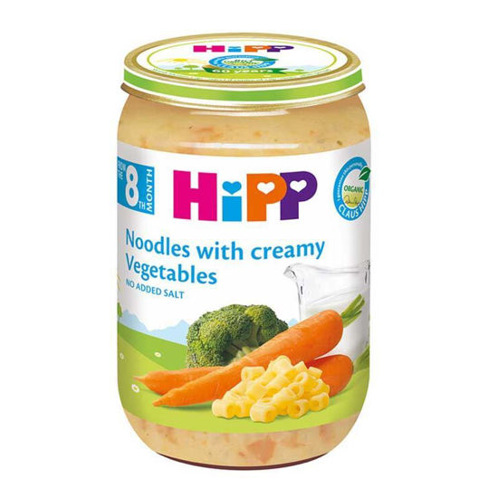 HiPP BIO testenine s kremno zelenjavno omako, 220 g