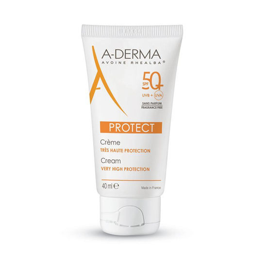 A-Derma Protect krema za zaščito brez dišav z ZF50+, 40 mL