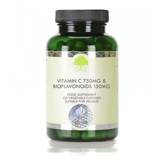 G&G Vitamins C 750 mg vitamin z bioflavonoidi iz citrusov, 120 kapsul