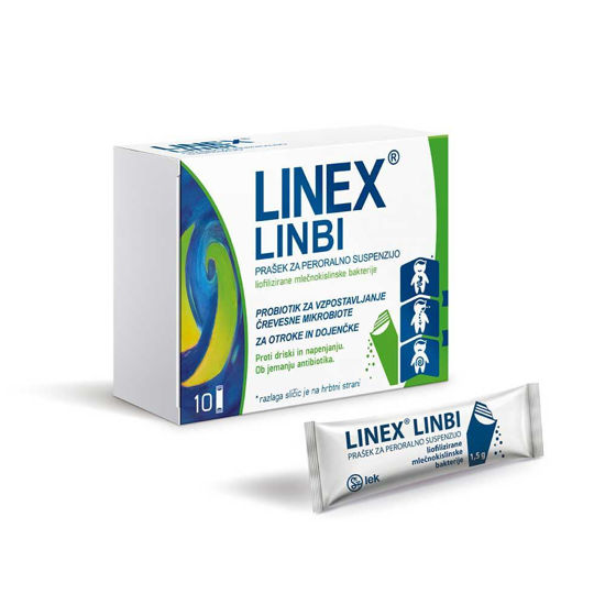 Linex Linbi mikroorganizmi za otroke, 10 x 1,5 g