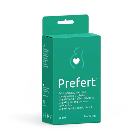 Prefert (Pre-seed) vaginalni gel v brizgah, 8x4 mL