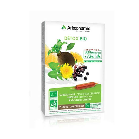 Arkofluides Detox BIO razstrupljanje - ampule, 20x10 mL