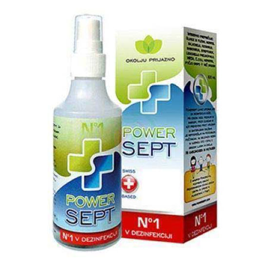 PowerSept dezinfekcijsko sredstvo (vodikov peroksid), 100 mL