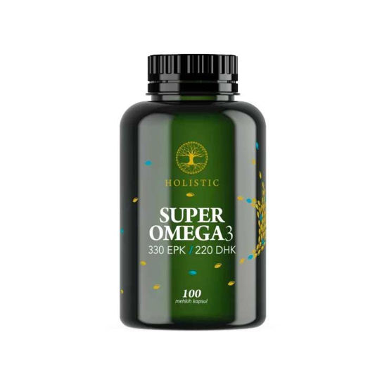 Holistic Super Omega 3, 100 mehkih kapsul