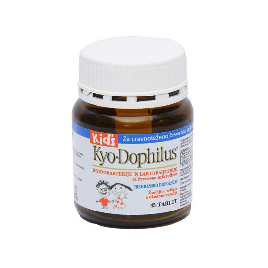 Kyo-Dophilus Kid's žvečljive tablete, 45 žvečljivih tablet