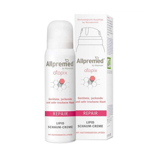 Allpresan derma med Atopix Repair kremna pena za srbečo kožo, 200 mL
