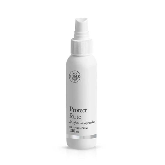 Feller Protect Forte pršilo za čiščenje rok, 100 mL