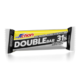 Slika Double bar, beljakovinska ploščica, 60 g, okus kokos