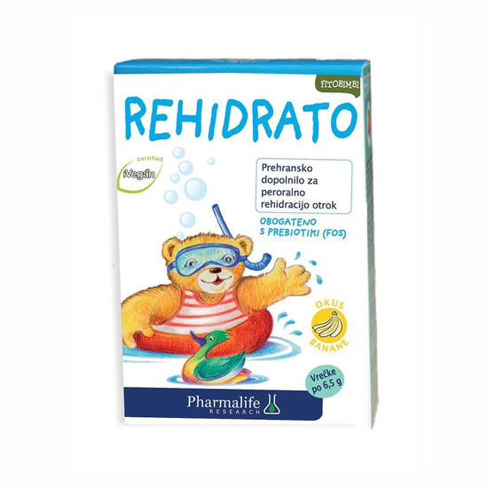Rehidrato Fitobimbi raztopina za peroralno rehidracijo - okus banane, 10x6,5 g
