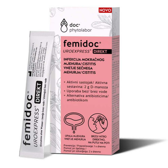 Femidoc UroExpress DIREKT vrečke, 10 x 2 g
