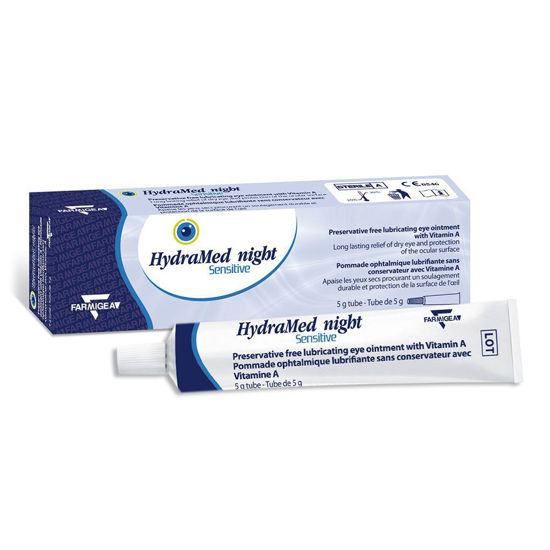 HydraMed Night Sensitive mazilo za oči, 5 g