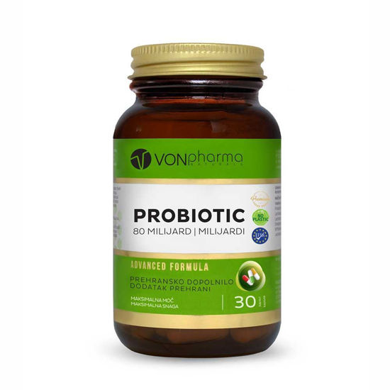 VONpharma Probiotic mlečnokislinske bakterije  80 milijard, 30 kapsul